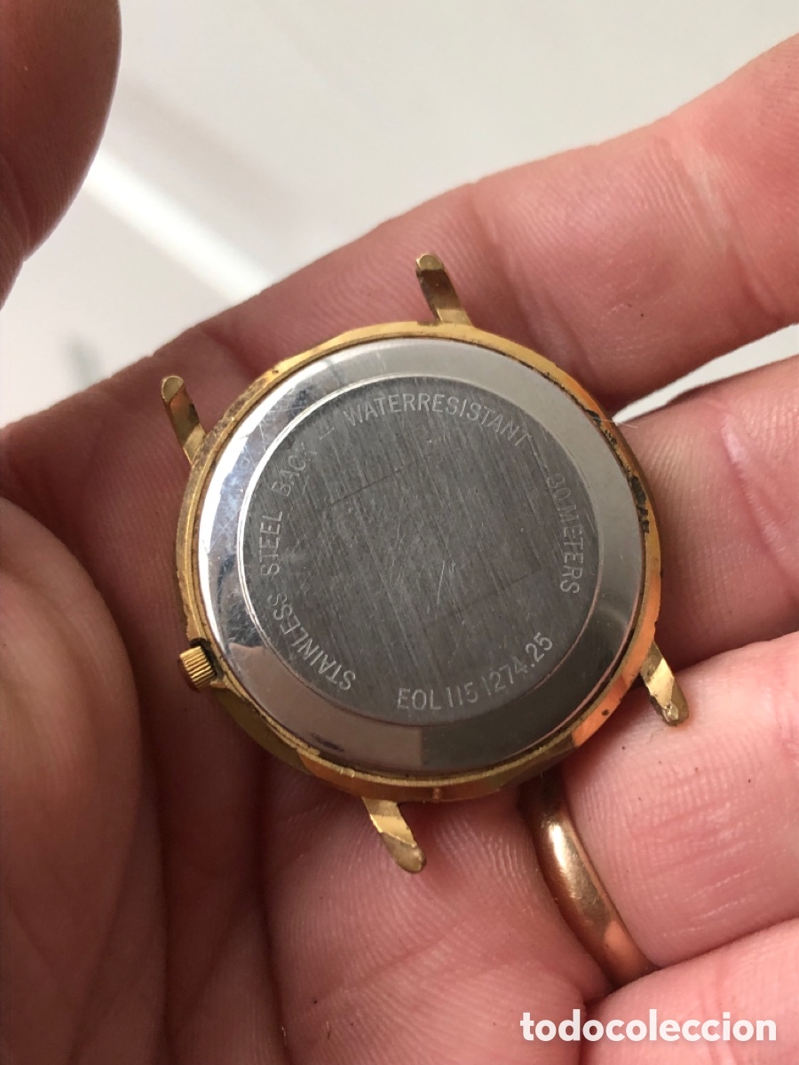 Vintage: Reloj certina ba&ntilde;o de oro - Foto 4