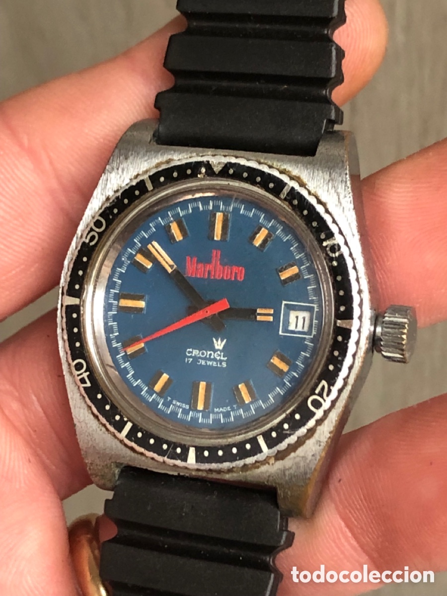 Vintage: Reloj diver de cuerda vintage - Foto 4