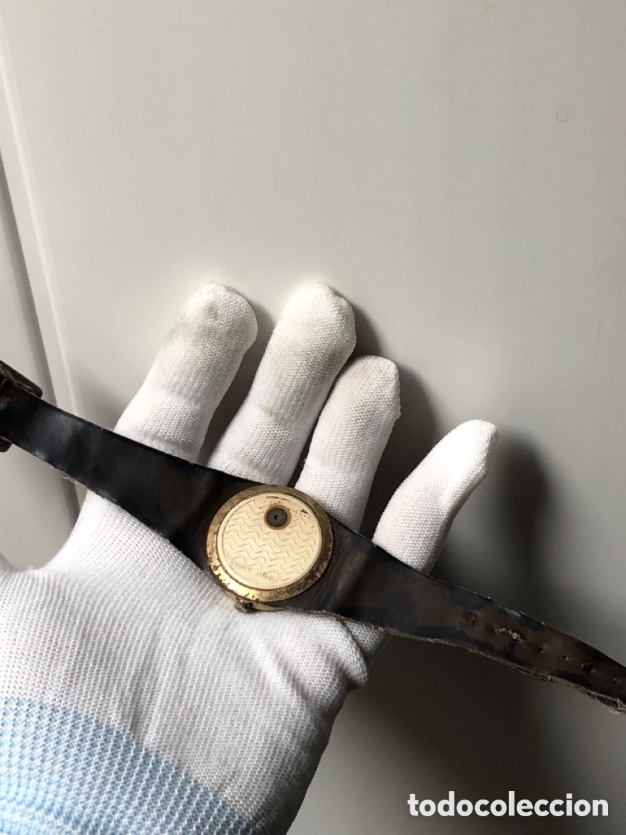 Vintage: Reloj tissot autom&aacute;tico esfera negra - Foto 4