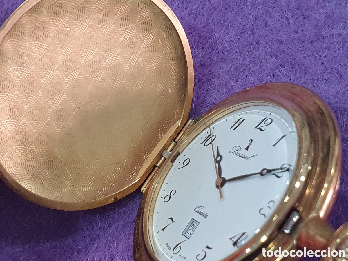 Vintage: Reloj Bassel de bolsillo. (L57) - Foto 3