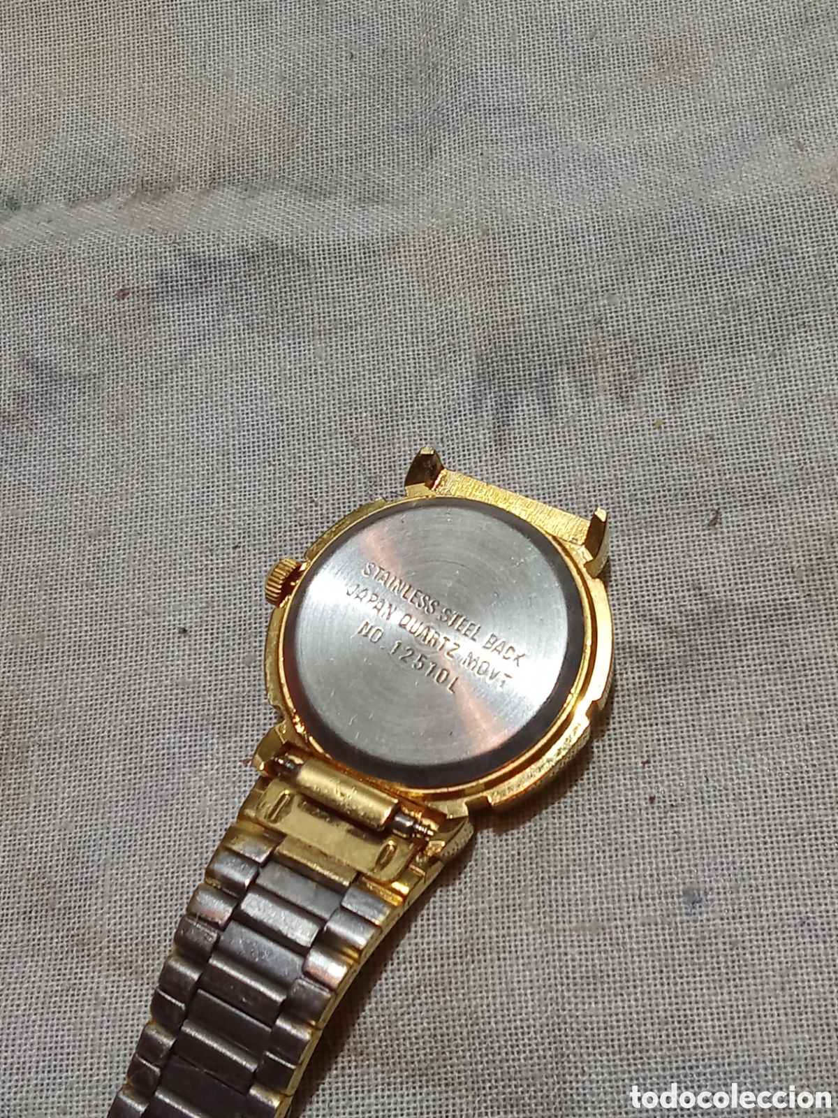 Vintage: BONITO RELOJ DORADO ANSWER - Foto 5
