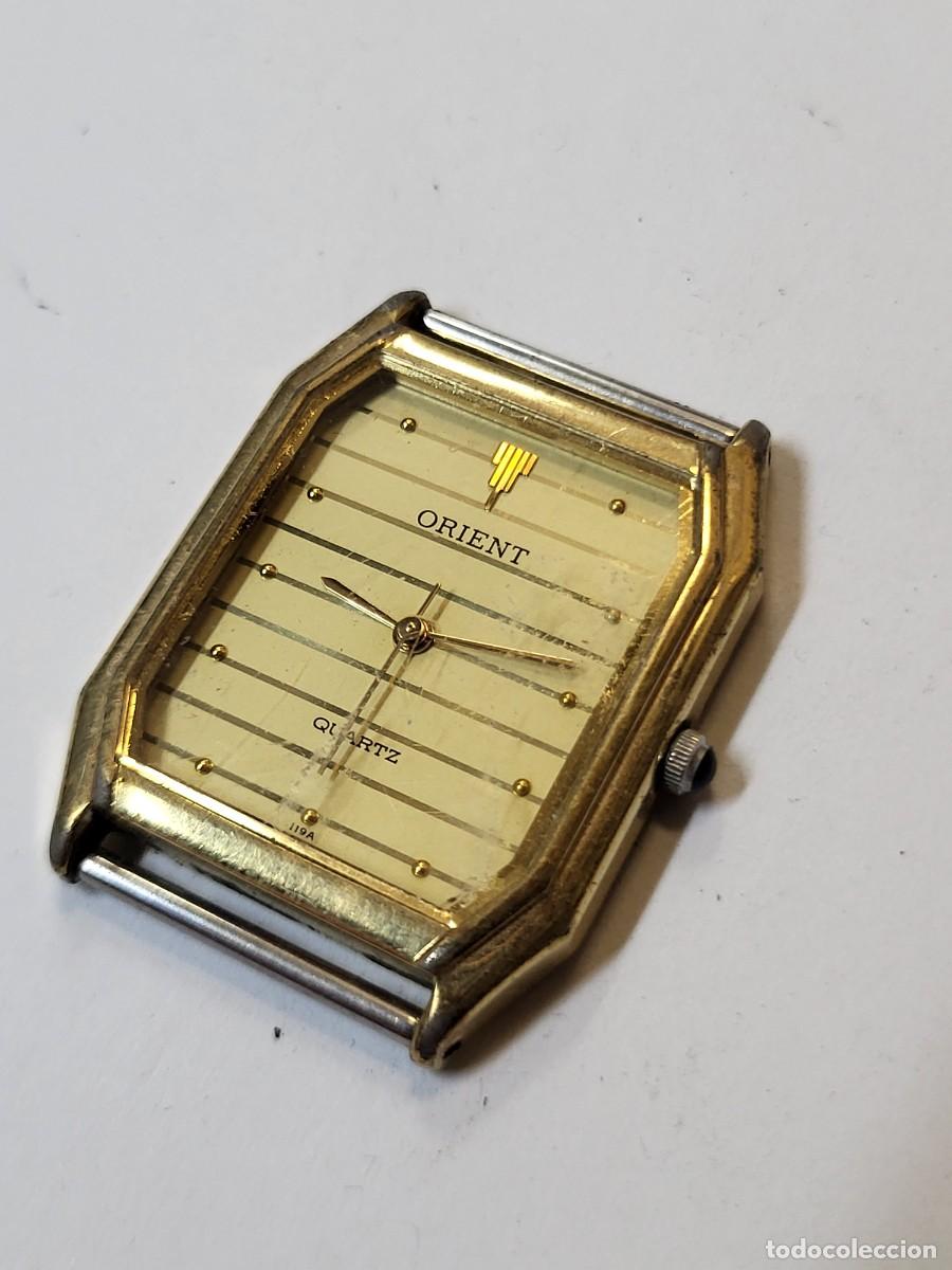 Vintage: Reloj Orient dorado. - Foto 2