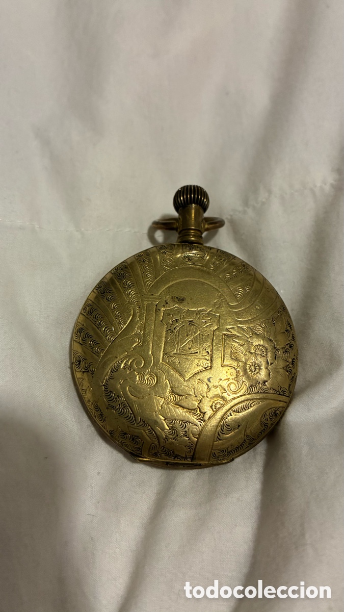 Vintage: Reloj bolsillo caja de oro - Foto 2