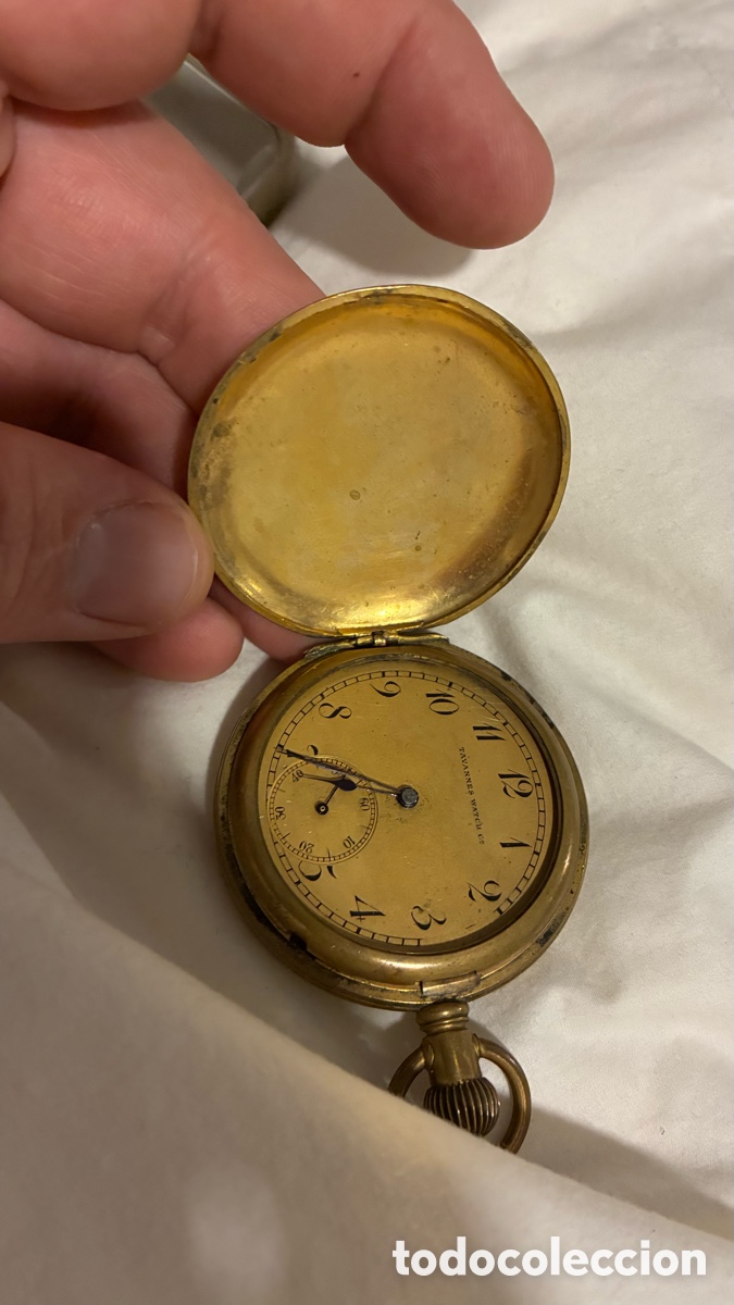 Vintage: Reloj bolsillo caja de oro - Foto 3