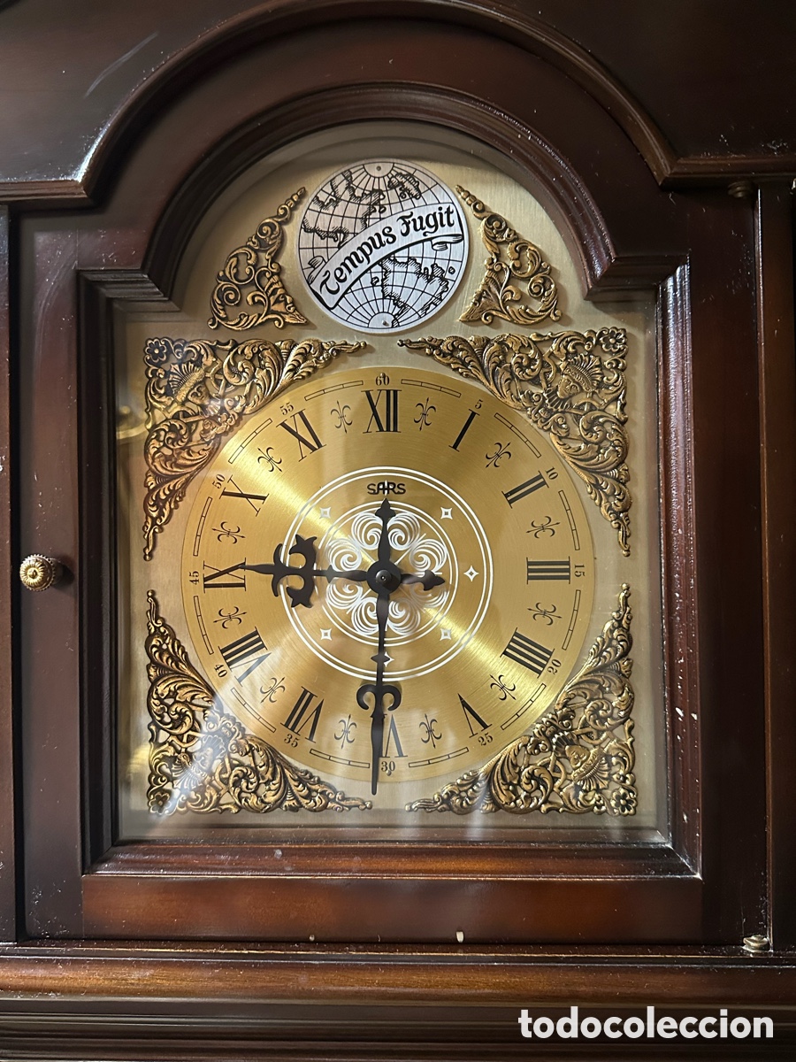 Vintage: Reloj de pie de madera antiguo - Foto 2