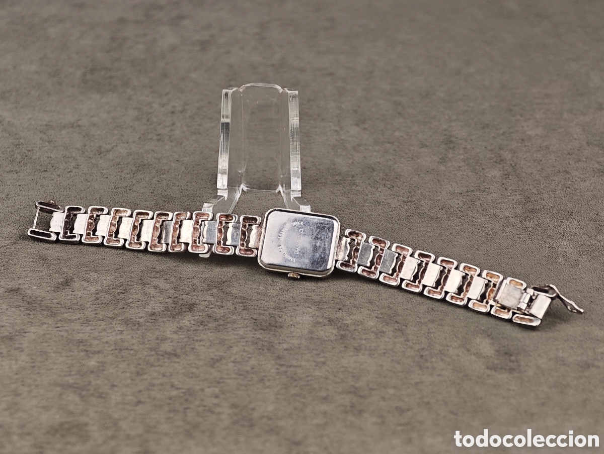 Vintage: Antiguo Reloj de Cuarzo de Plata - Foto 17