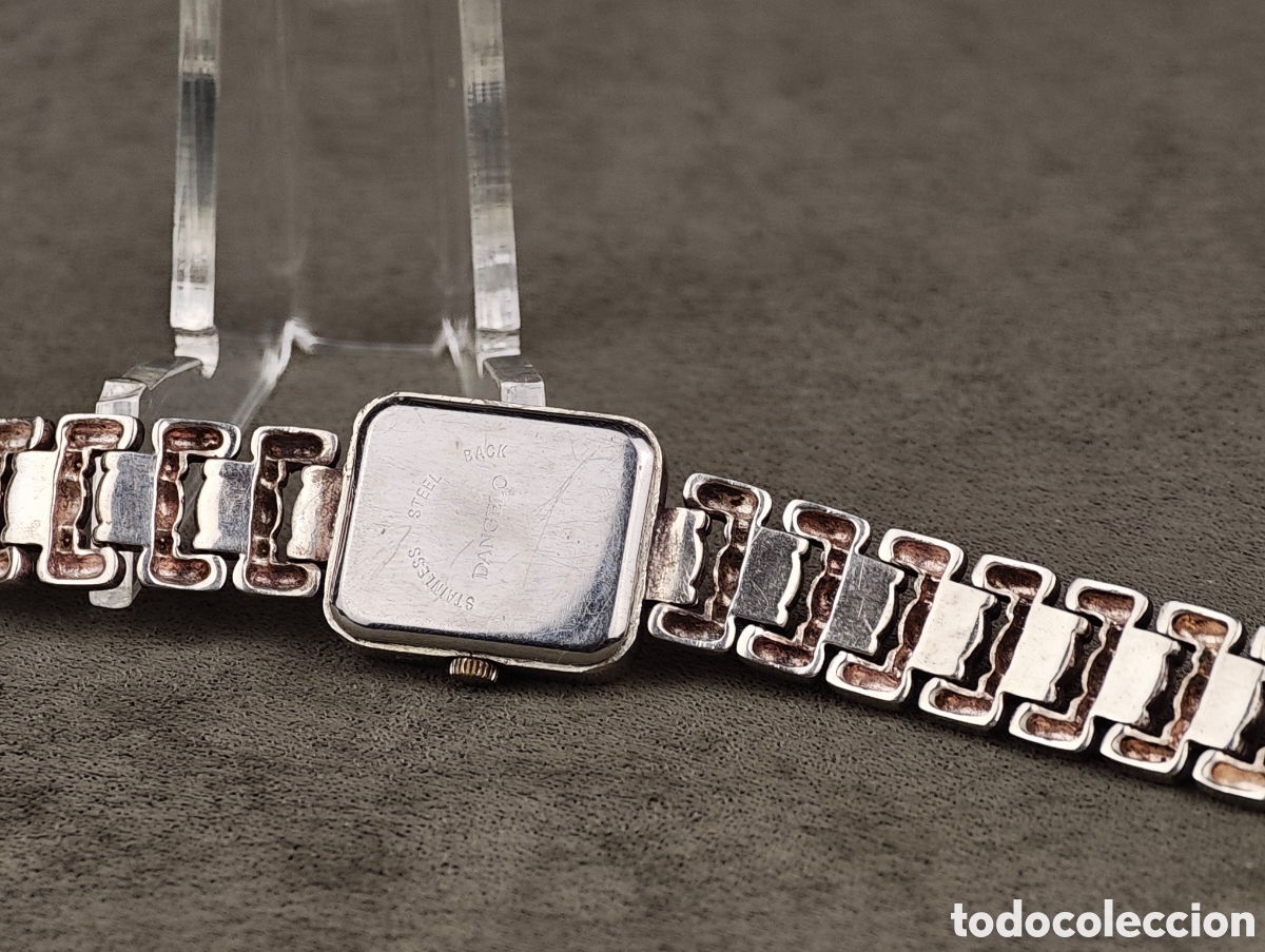Vintage: Antiguo Reloj de Cuarzo de Plata - Foto 19
