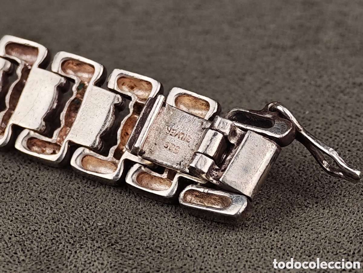 Vintage: Antiguo Reloj de Cuarzo de Plata - Foto 21