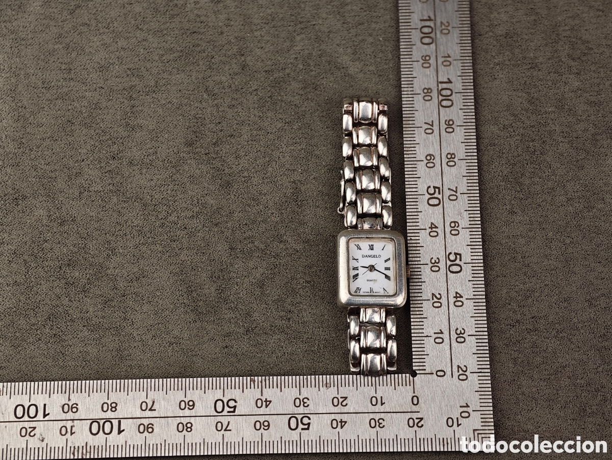 Vintage: Antiguo Reloj de Cuarzo de Plata - Foto 22