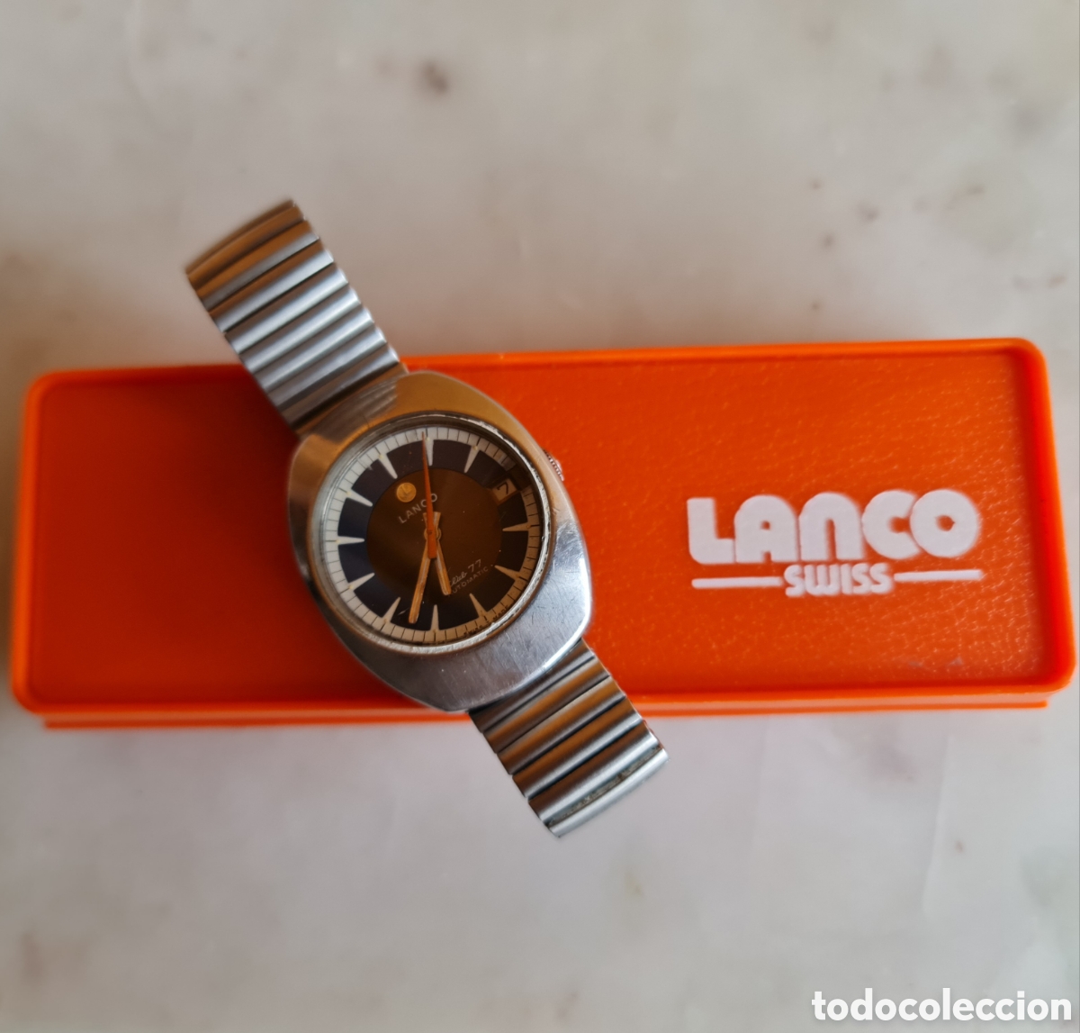 Vintage: Reloj lanco club 77 automatic vintage 70's swiss made