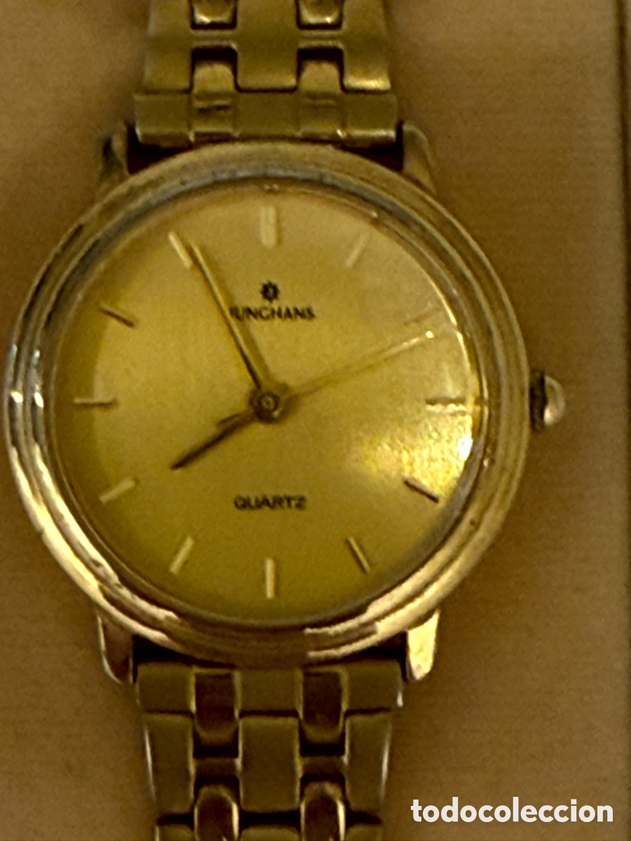 Vintage: Reloj Junghans Dorado Vintage Mujer