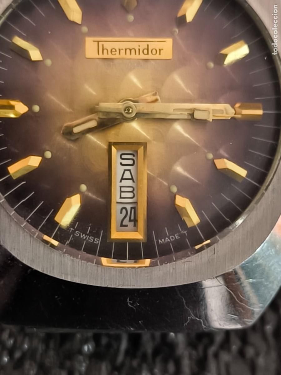 Vintage: RELOJ DE PULSERA THERMIDOR AUTOMATICO - Foto 2