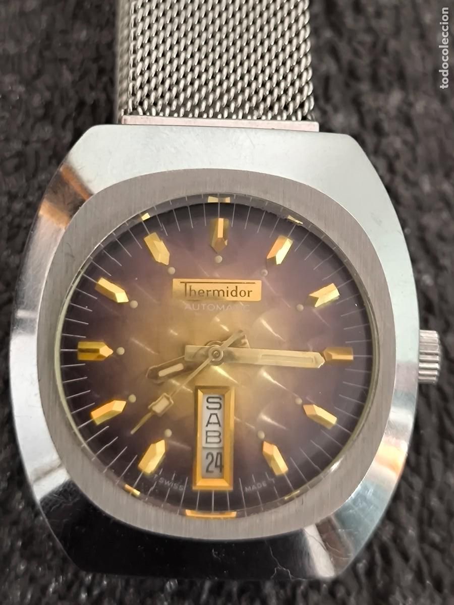 Vintage: RELOJ DE PULSERA THERMIDOR AUTOMATICO - Foto 3