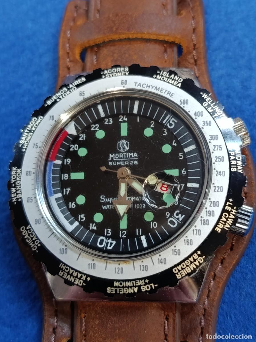 Vintage: Reloj Mortima Super 28 Super Datomatic REF-448/1 - Foto 1