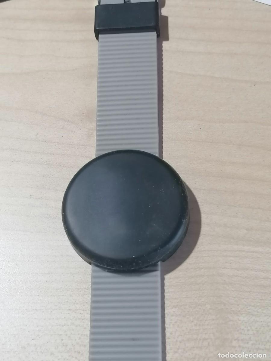 Vintage: RARO RELOJ DIGITAL GRIS PVC GOMA COMPLETAMENTE