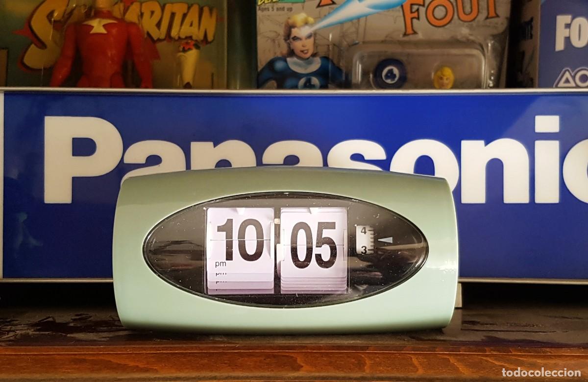 Vintage: RELOJ DESPERTADOR FLIP DE PALETAS GIRATORIAS VINTAGE