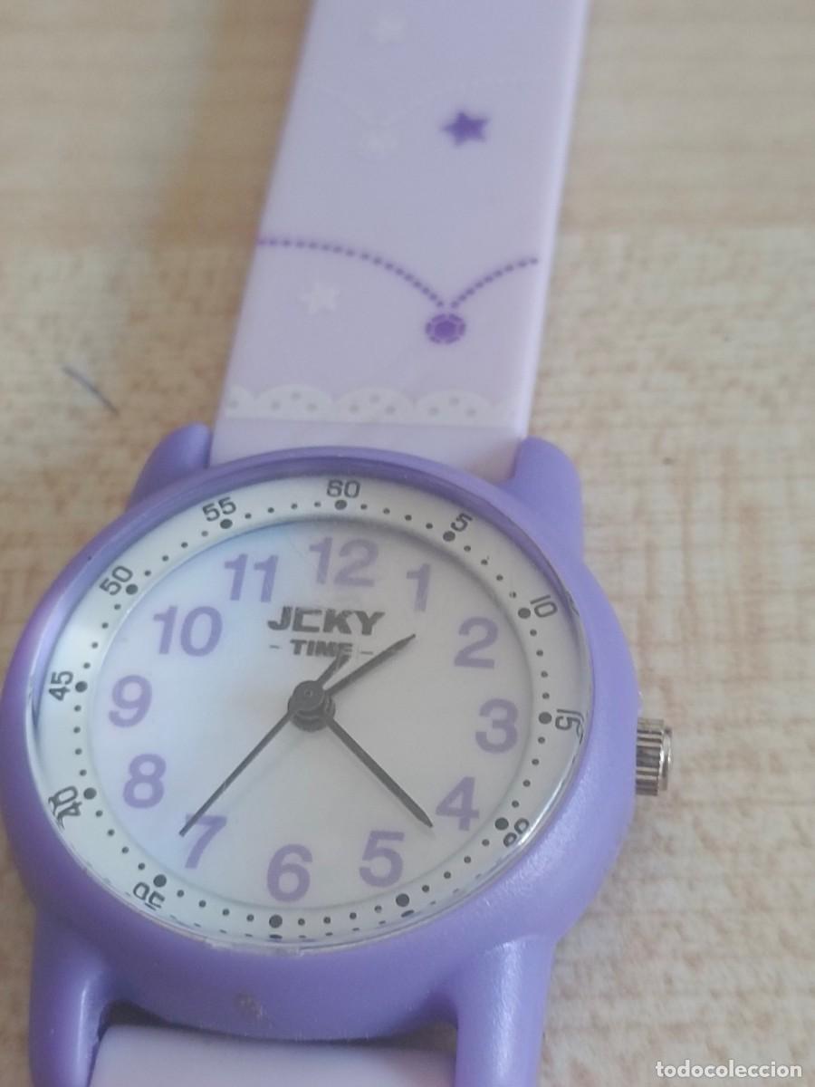 Vintage Watches: JCKY * RELOJ ANALOGICO LILA * PVC GOMA