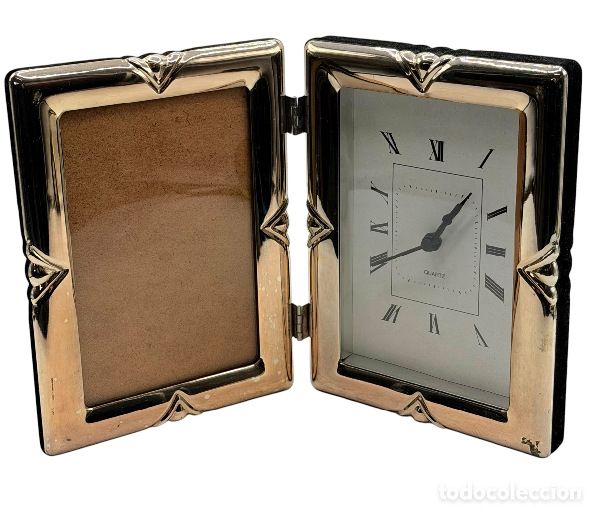 Vintage: Reloj con Marco Ba&ntilde;ado en Plata