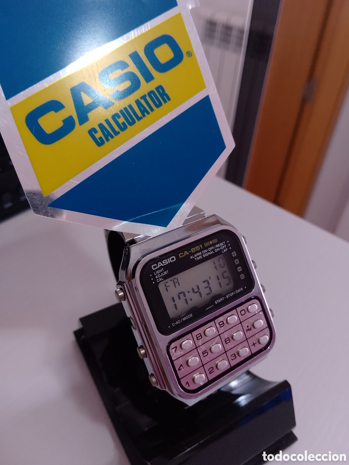 Vintage: Reloj Casio calculadora+Game CA-851 - Foto 4