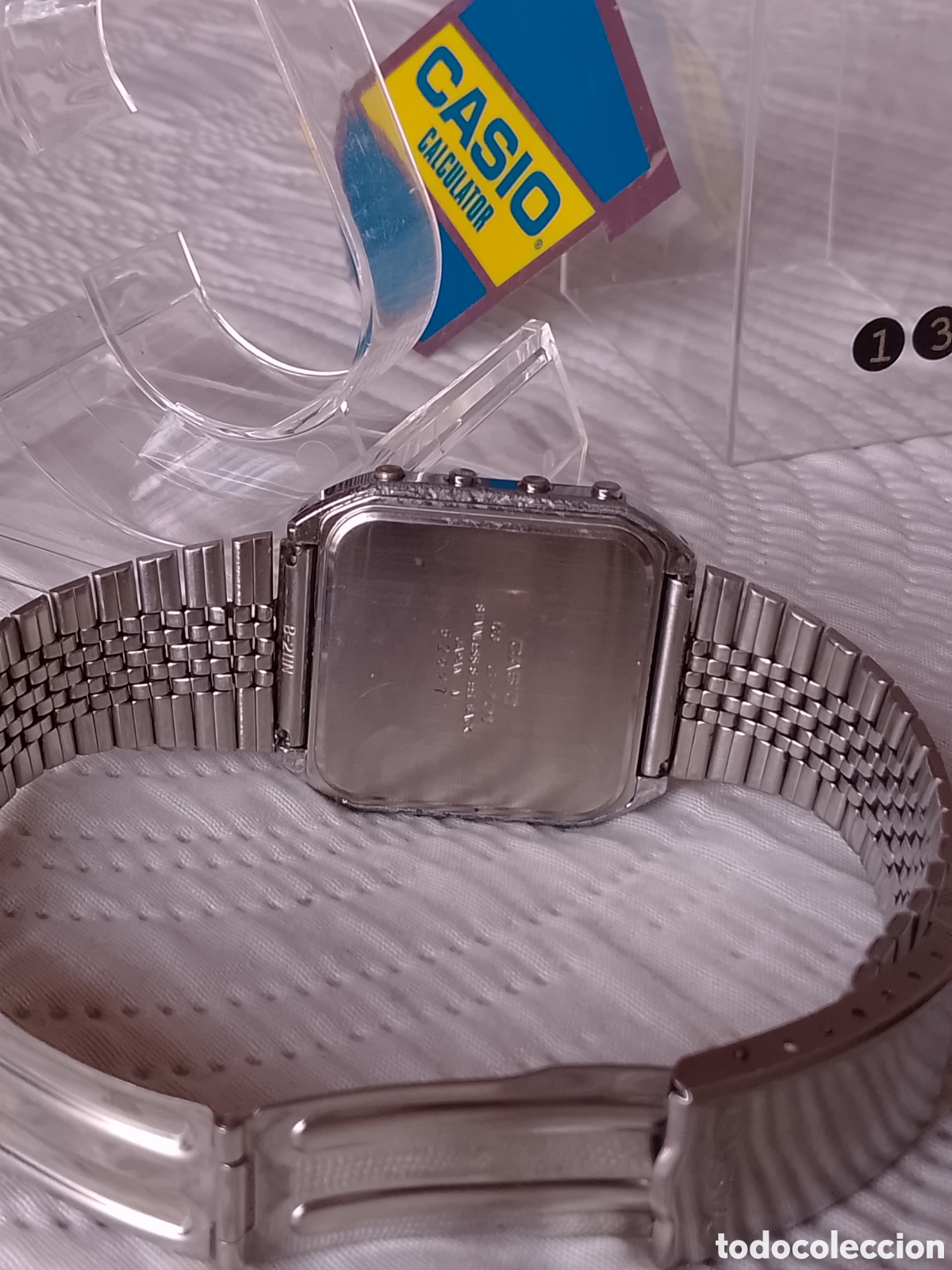 Vintage: Reloj Casio calculadora C-701 Blue - Foto 5