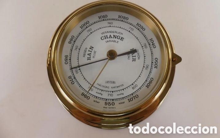 Vintage Watches: Barometro de pared marinero