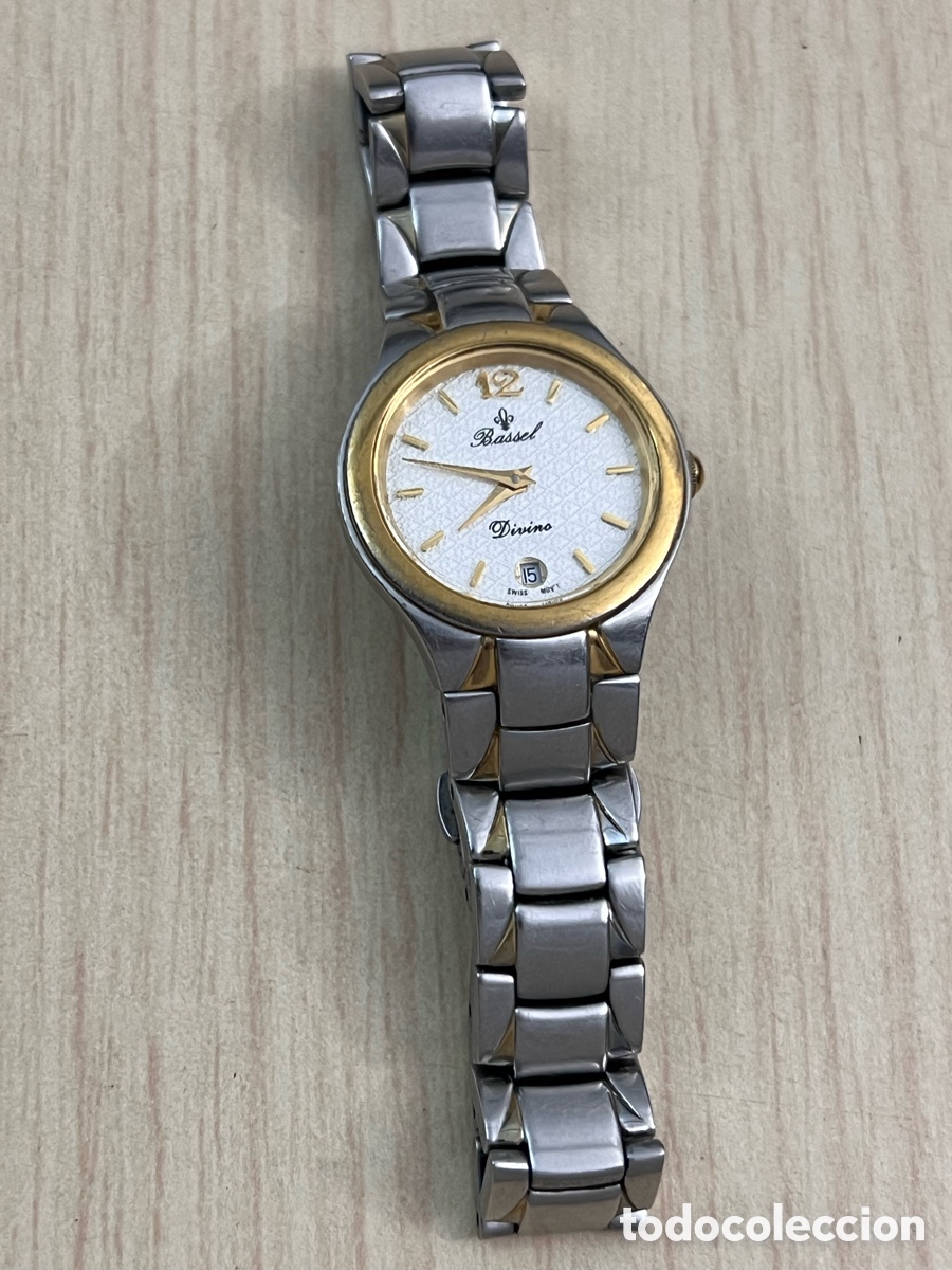 Vintage: ✅ RELOJ BASEL DIVINO acero calendario 20018 Swiss