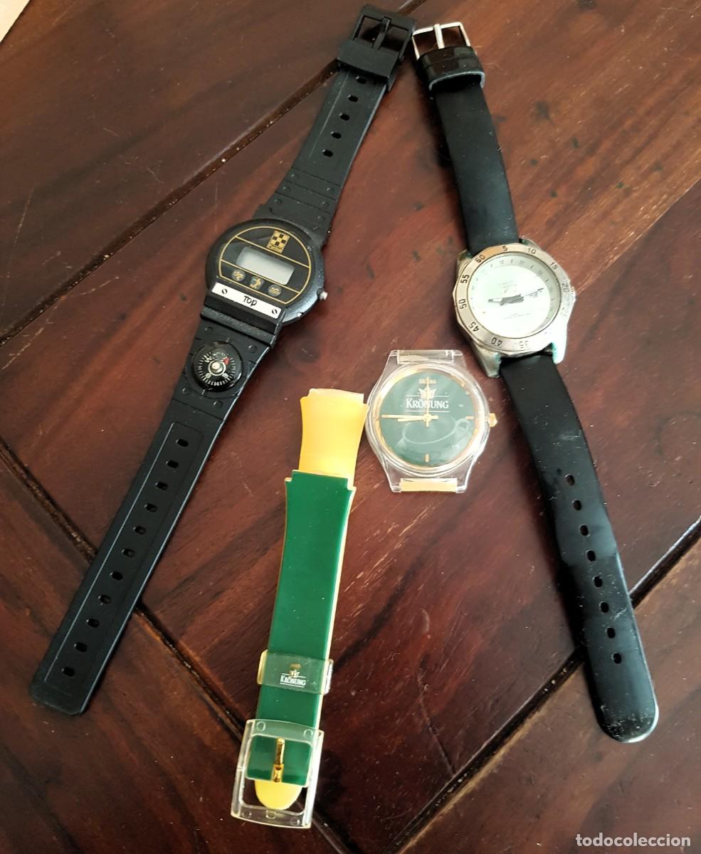 Vintage: LOTE 3 RELOJES VINTAGE PUBLICIDAD A&Ntilde;OS 90