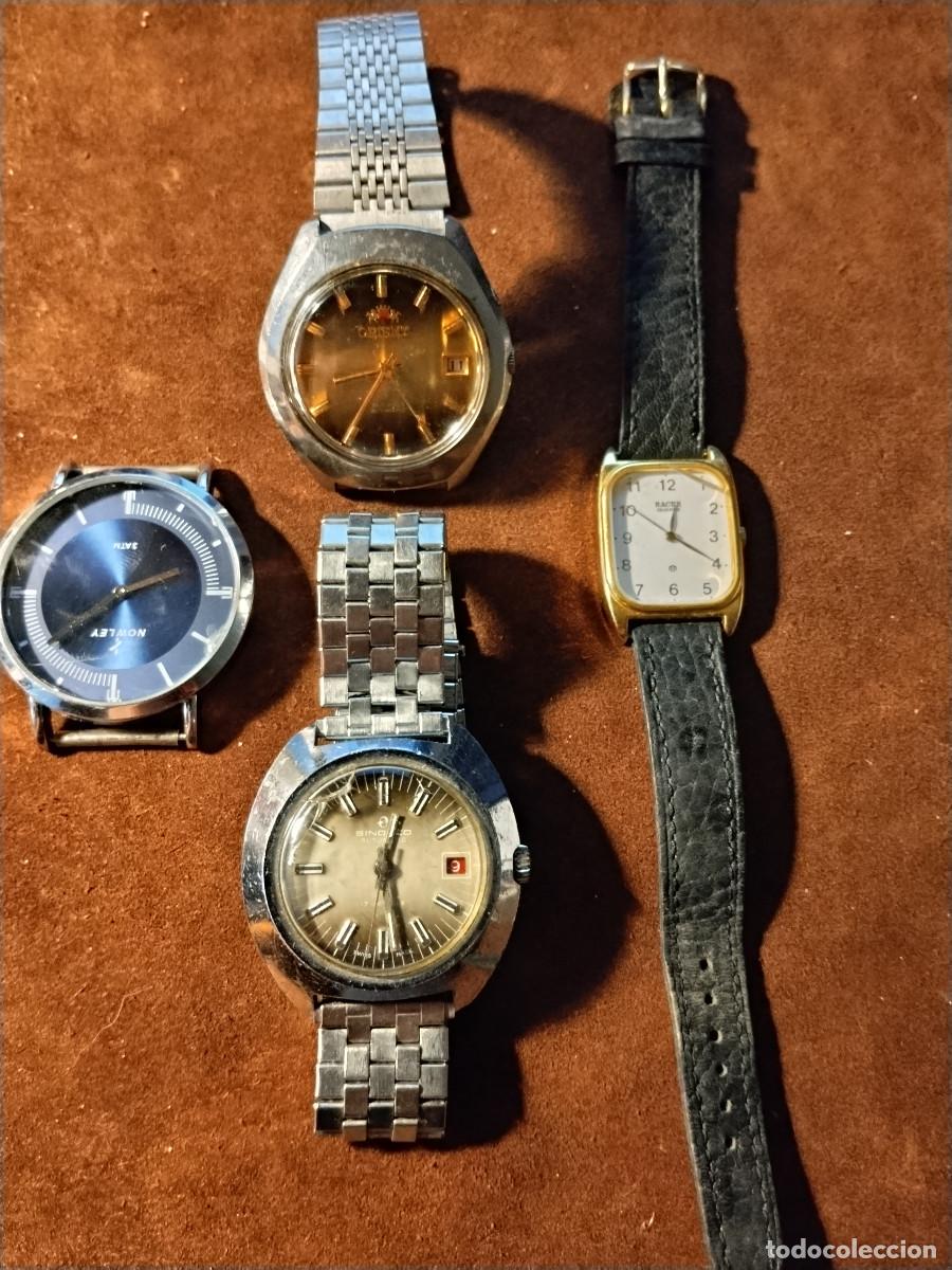 Vintage: LOTE DE 4 RELOJES ANTIGUOS Y VINTAGE &ndash; ORIENT, LOTUS Y OTROS &ndash; PARA REPARAR O PIEZAS