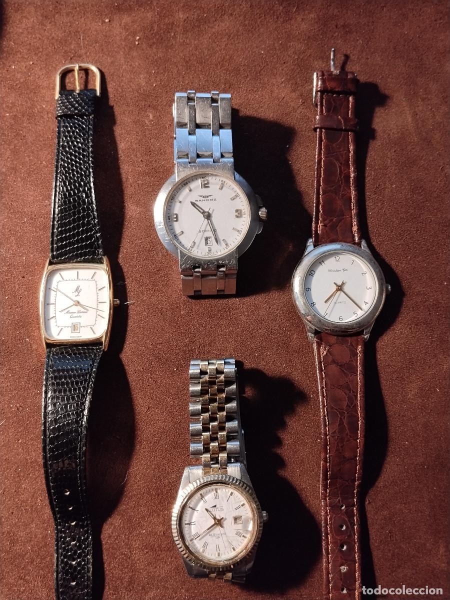 Vintage: LOTE RELOJES VINTAGE SANDOZ BORNEO LOTUS RACER QUARTZ PARA REPARAR COLECCI&Oacute;N