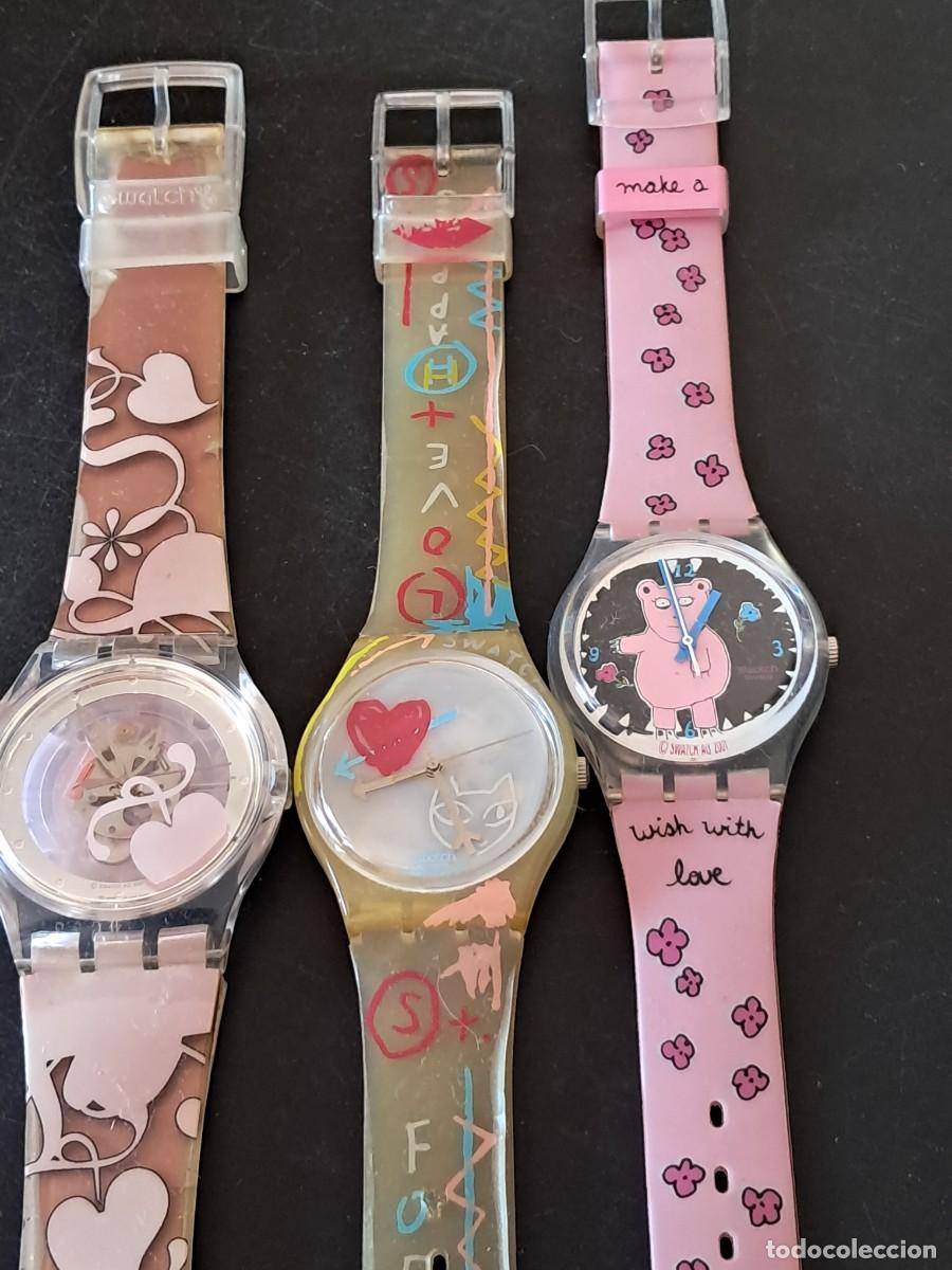 Vintage: swatch lote de 3 rel&oacute;gios - Foto 2