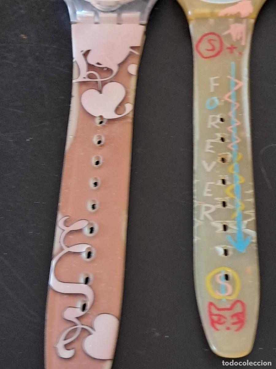 Vintage: swatch lote de 3 rel&oacute;gios - Foto 4