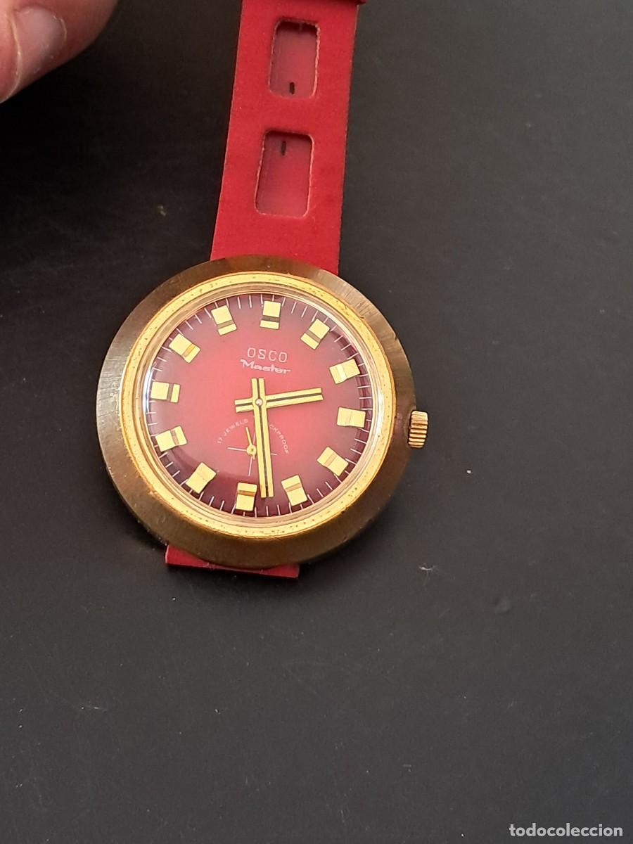 Vintage: rel&oacute;gio osco master de corda manual