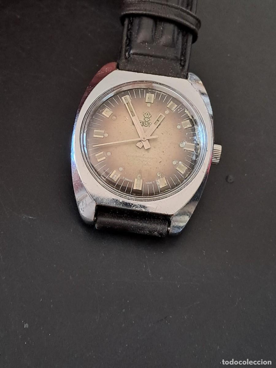 Vintage: cauny rel&oacute;gio corda manual