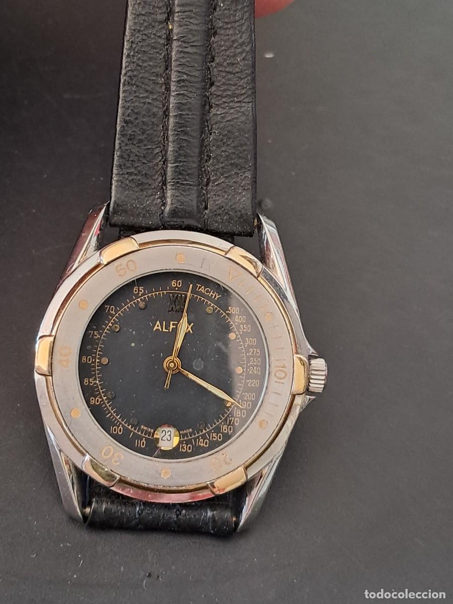 Vintage: rel&oacute;gio alfex quartz