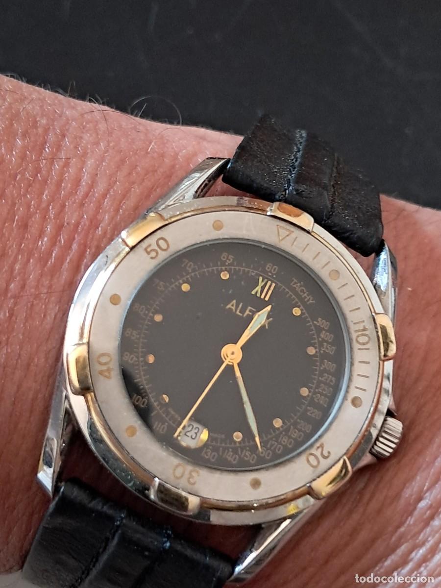Vintage: rel&oacute;gio alfex quartz - Foto 17