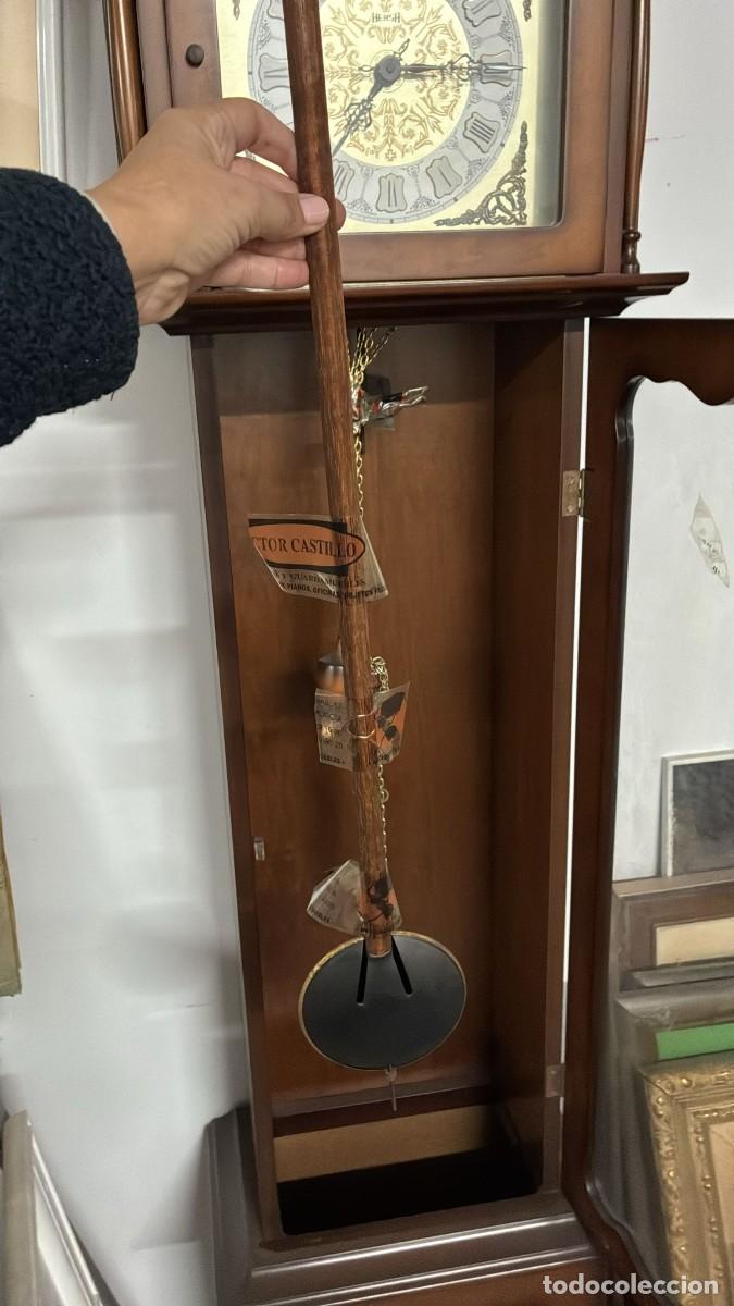 Vintage: Reloj antiguo de pared de madera - Foto 5