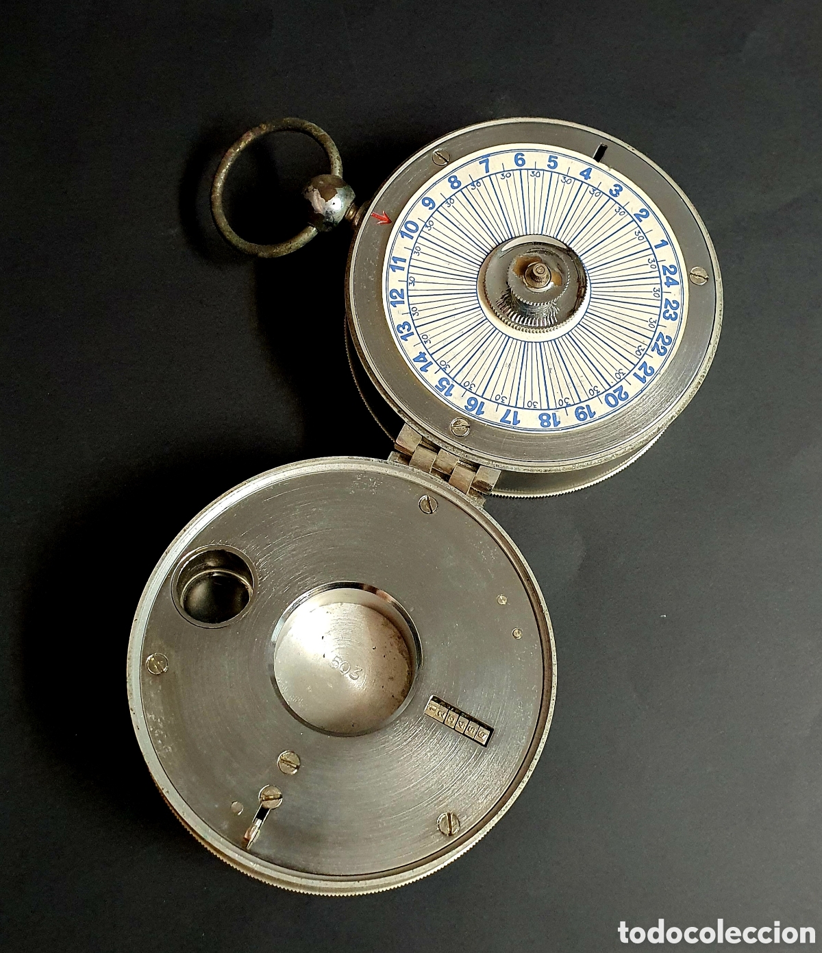 Vintage: RELOJ MARCADOR - VIGILANTE DE RONDA - SERENO COMPLETO ORIGINAL DE LA &Eacute;POCA