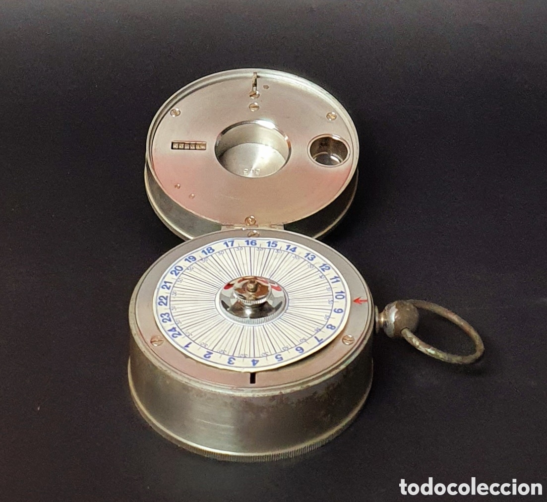 Vintage: RELOJ MARCADOR - VIGILANTE DE RONDA - SERENO COMPLETO ORIGINAL DE LA &Eacute;POCA
