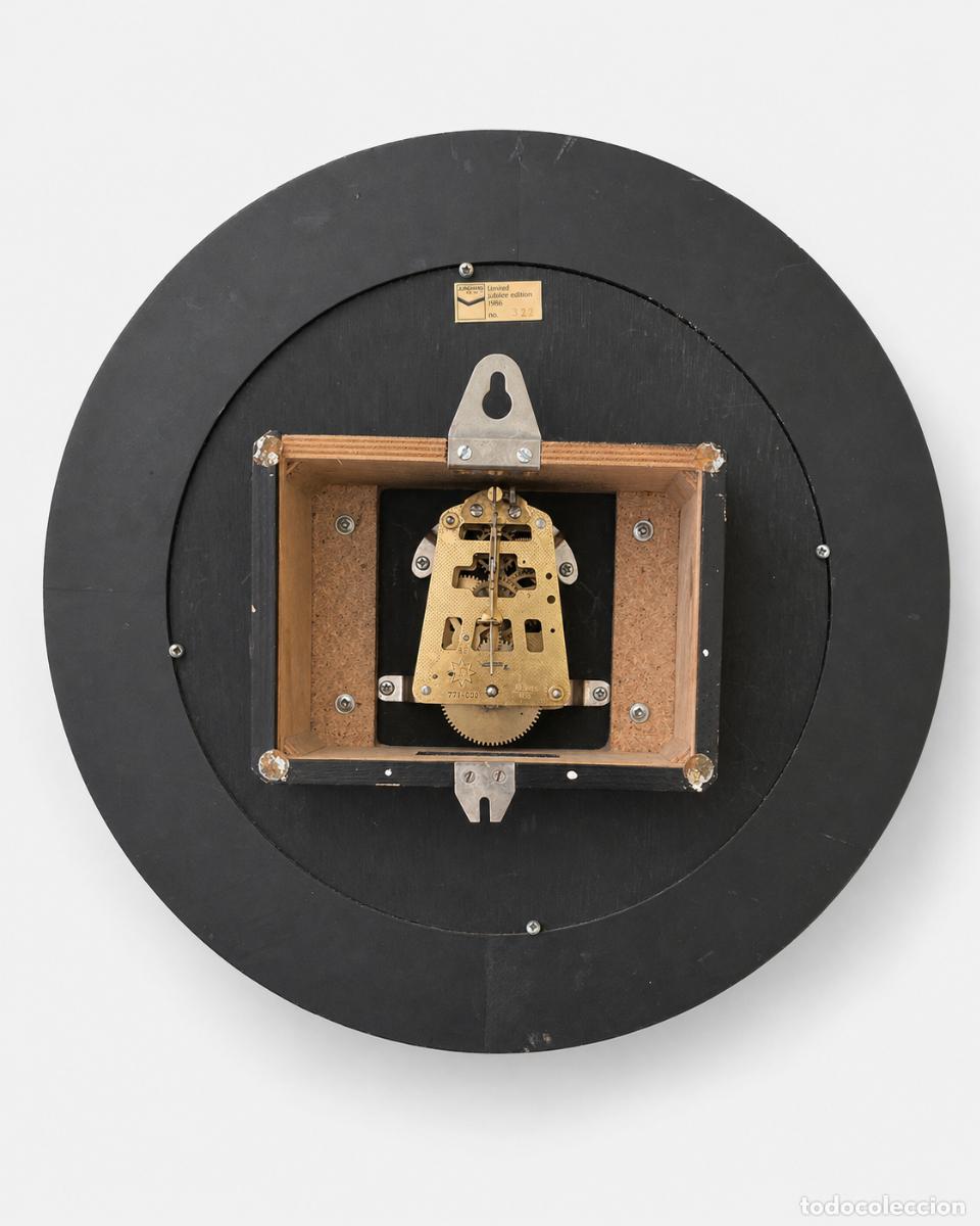 Vintage: Reloj mec&aacute;nico de pared Junghans Limited Jubilee Edition 1986 &ndash; Made in Germany