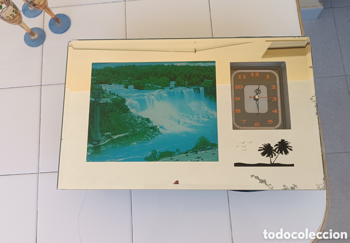 Vintage: RARO y Curioso RELOJ con Imagen y Sonido de Naturaleza.