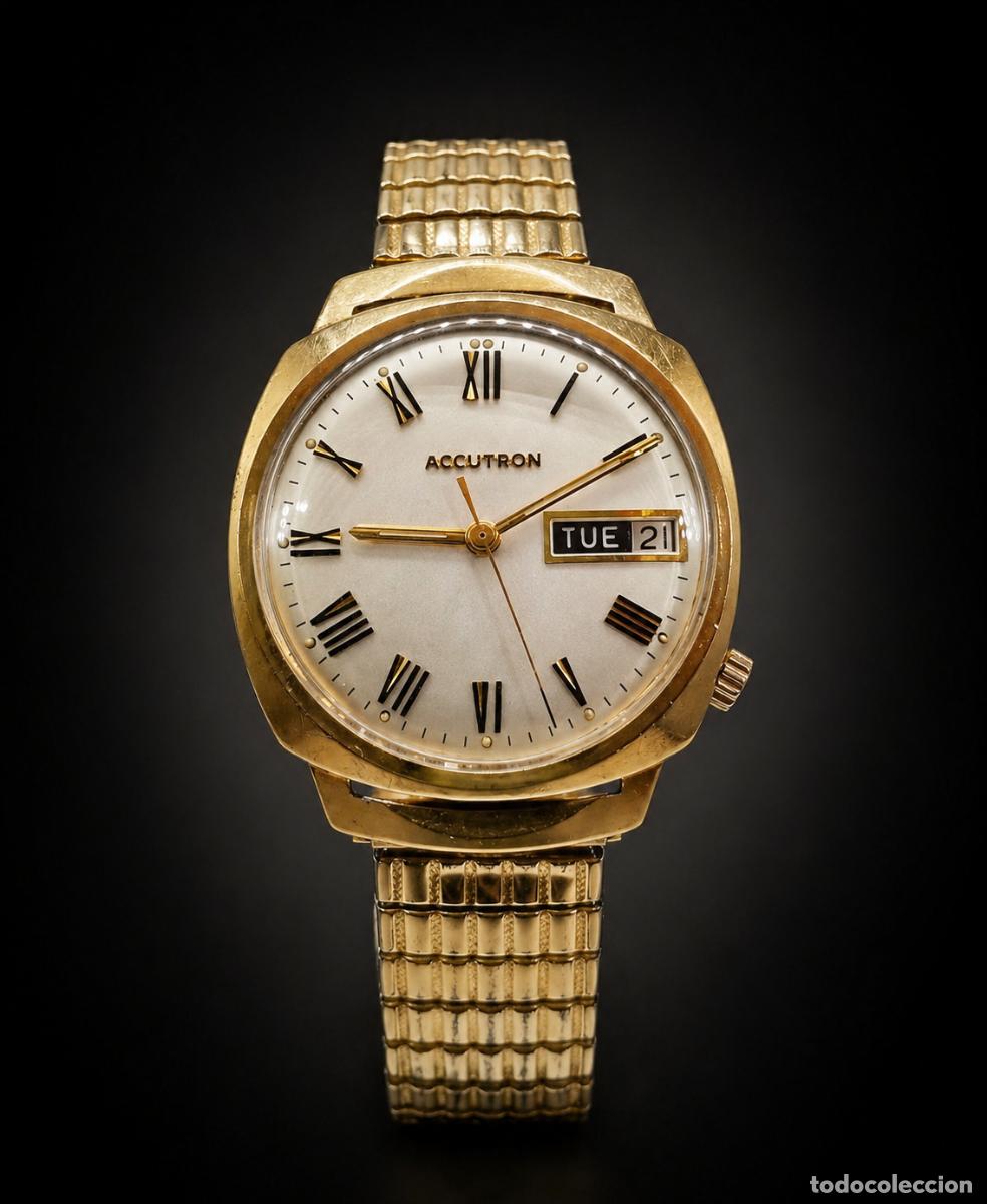 Vintage: Reloj Bulova Accutrom vintage