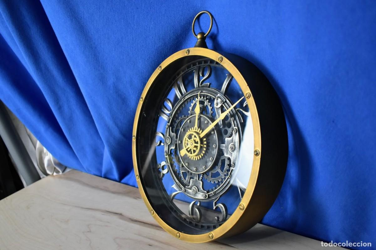 Vintage: Bonito reloj de pared Frances en pl&aacute;stico - Foto 5