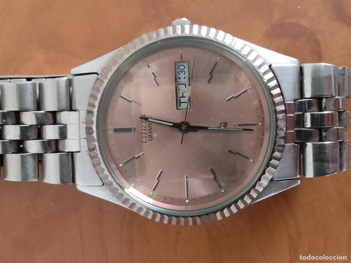 Vintage: Reloj Citizen, esfera rosa - Foto 2