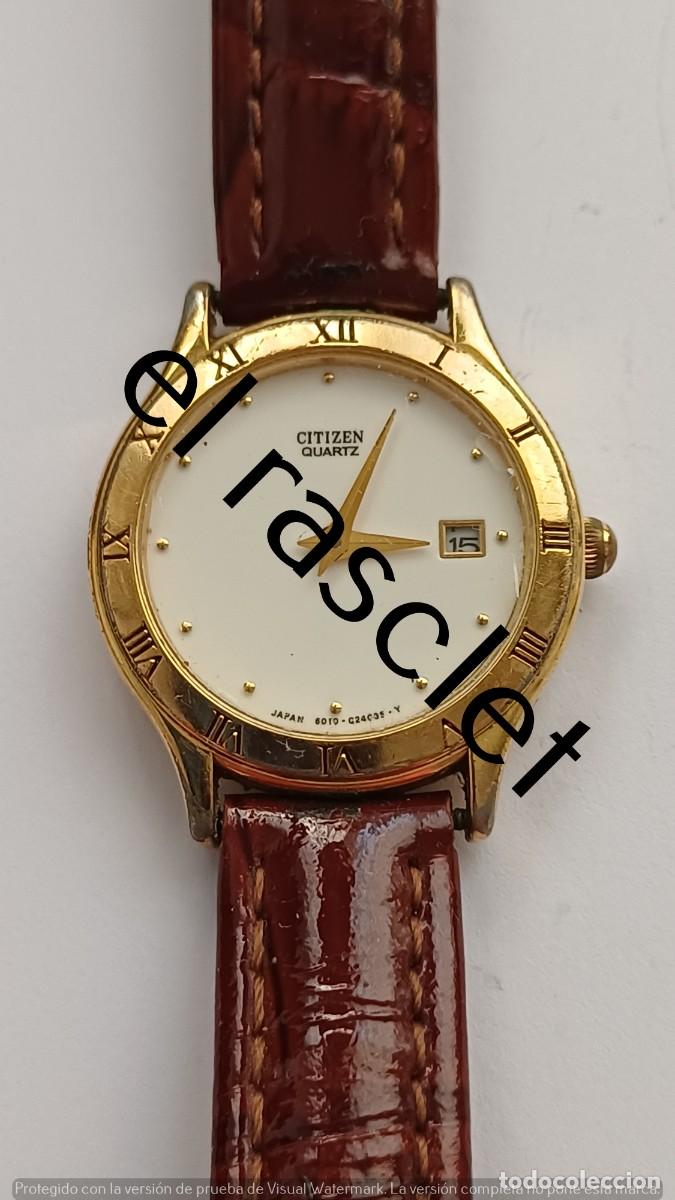 Vintage: RELOJ PULSERA SE&Ntilde;ORA CITIZEN QUART CON CALENDARIO BASE METAL MODE GERMANY
