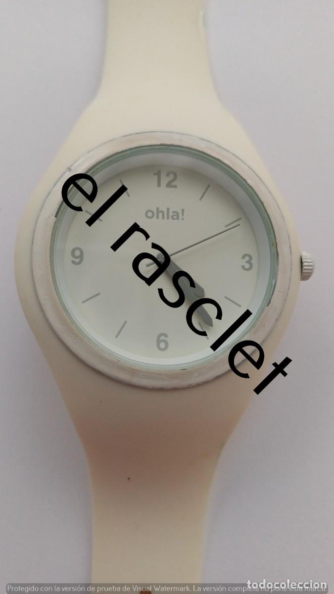 Vintage: RELOJ PULSERA SILICONA SE&Ntilde;ORA OHIA BLANCO