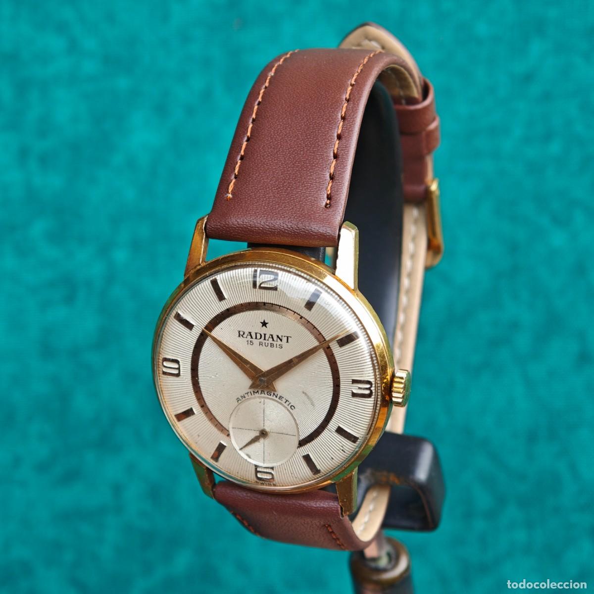 Vintage: RADIANT reloj de cuerda vintage 1130 montre orologio watch swiss