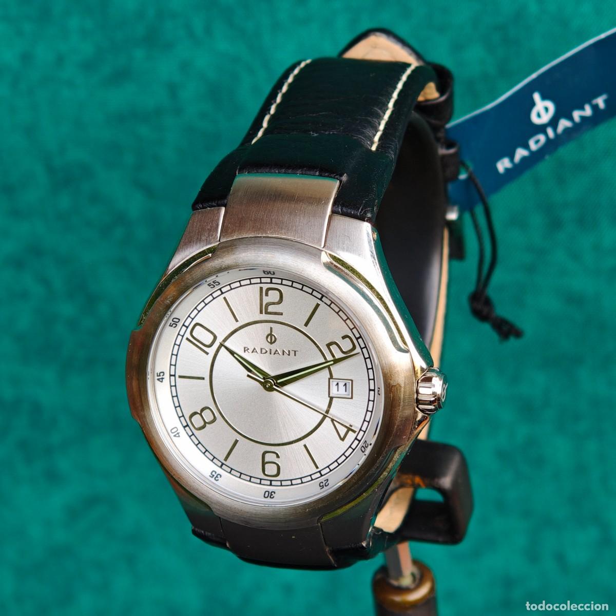 Vintage: RADIANT Jumbo 41mm reloj quartz vintage montre orologio watch NOS