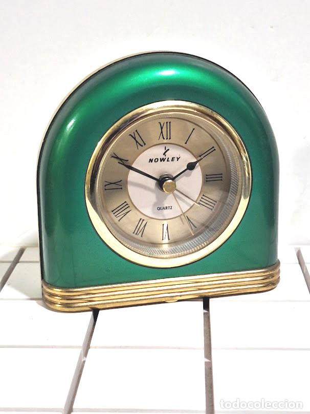 Vintage: Reloj despertador NOWLEY Vintage Verde