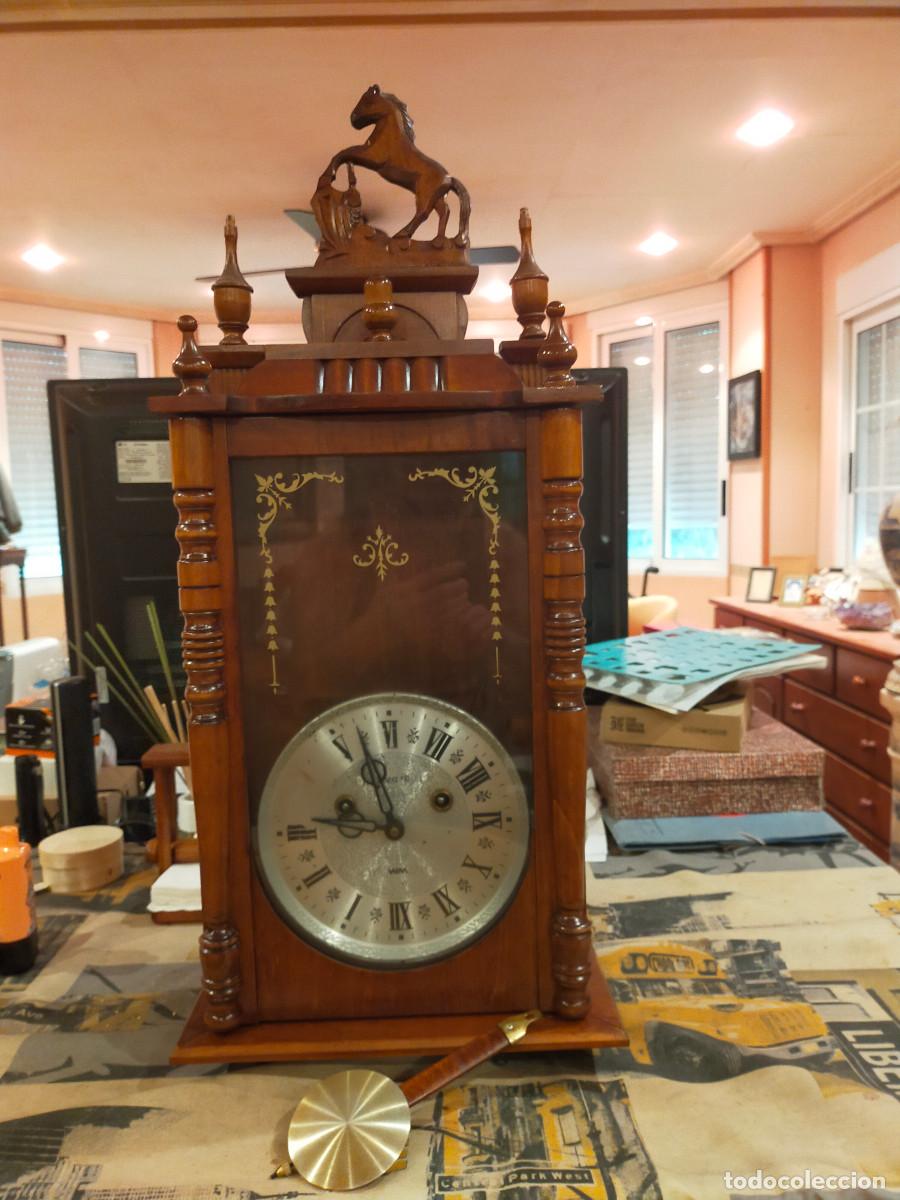 Vintage: RELOJ DE PARED MADERA VINTAGE
