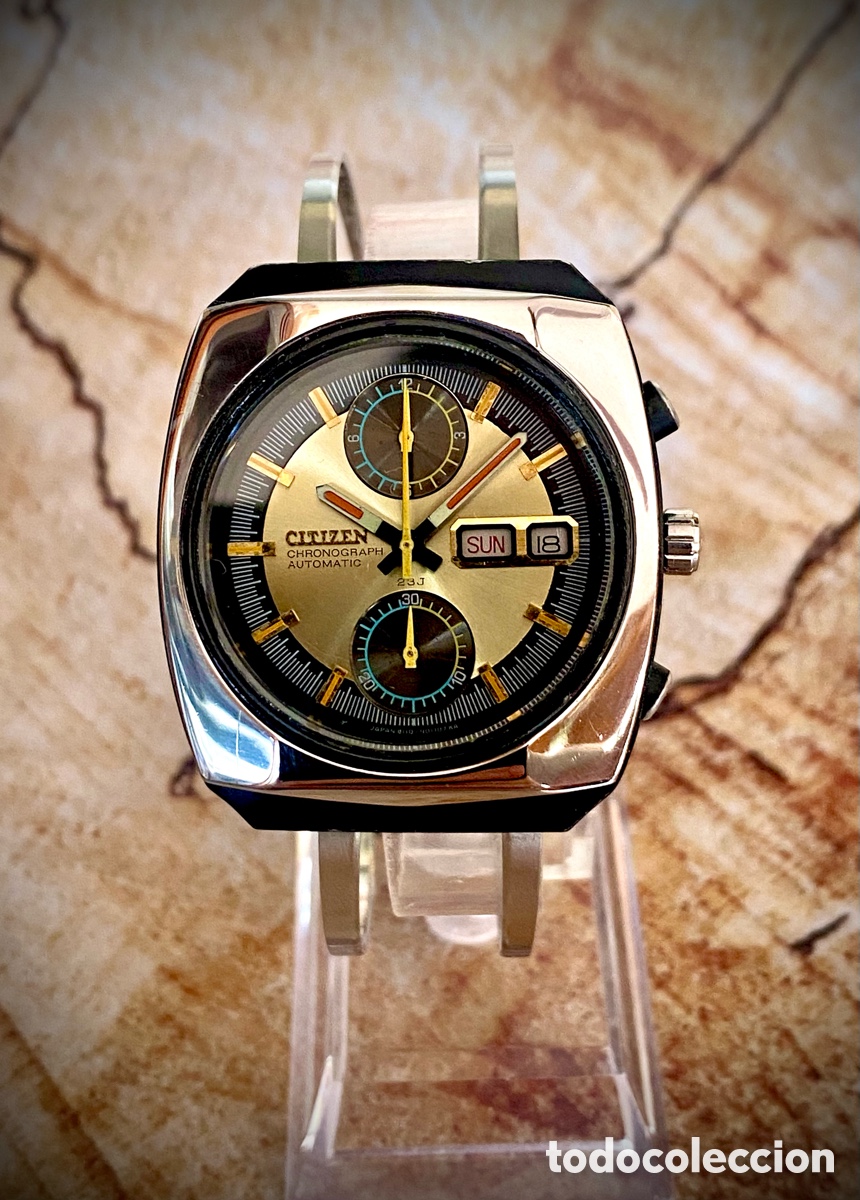 Vintage: Reloj CITIZEN M&Oacute;NACO CHRONOGRAPF Autom&aacute;tico
